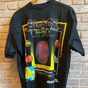 Men's Black Opal Tee from Online Ceramics, XL